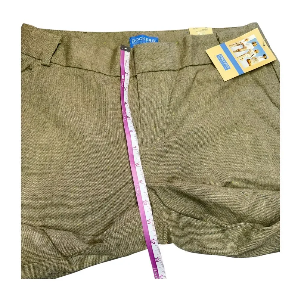 Dockers Khaki Speckled Pants 12P - Picture 5 of 7